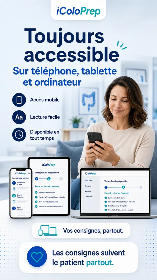 Préparation accessible partout